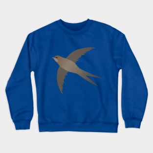 Common swift flying in the air Crewneck Sweatshirt